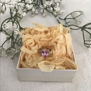 NWOT LOVELY PINK AND SILVER RING